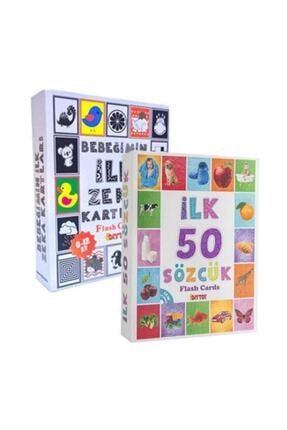 Diytoy Flash Cards Ilk 50 Sözcük + Bebeğimin Ilk Zeka Kartları E0123 AND-0866