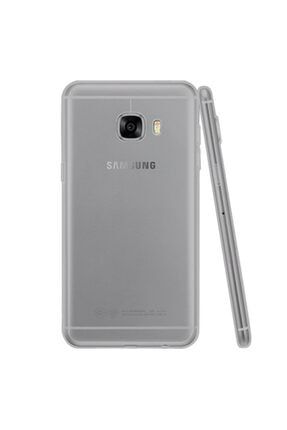 Samsung Galaxy C5 (c5000) Kılıf Soft Silikon Şeffaf-siyah Arka Kapak 42106378