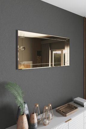 Dekoratif Konsol Ve Boy Aynası Bronz 140x70 Cm ERD011