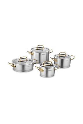 Karaca Gold 8 Parca Zeyna Tencere Seti Fiyati Yorumlari Trendyol