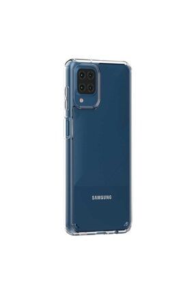 Samsung Galaxy A12 Uyumlu Renksiz Coss Şeffaf Sert Kapak Kılıf krks21264738351