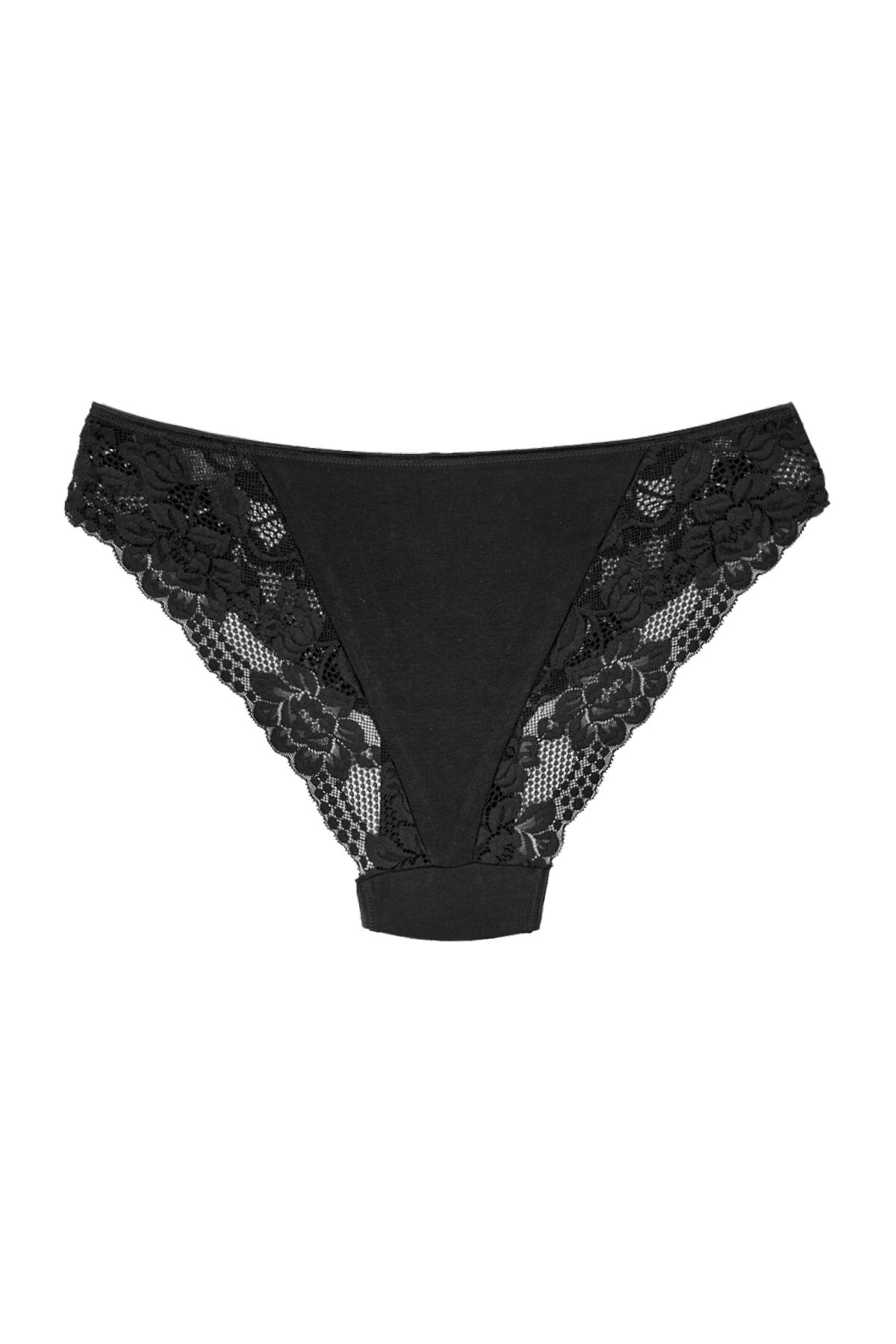 Zena Комплект от 3 памучни дантелени дамски бикини