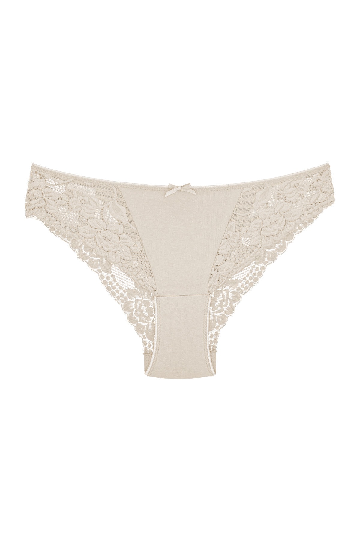 Zena Комплект от 3 памучни дантелени дамски бикини