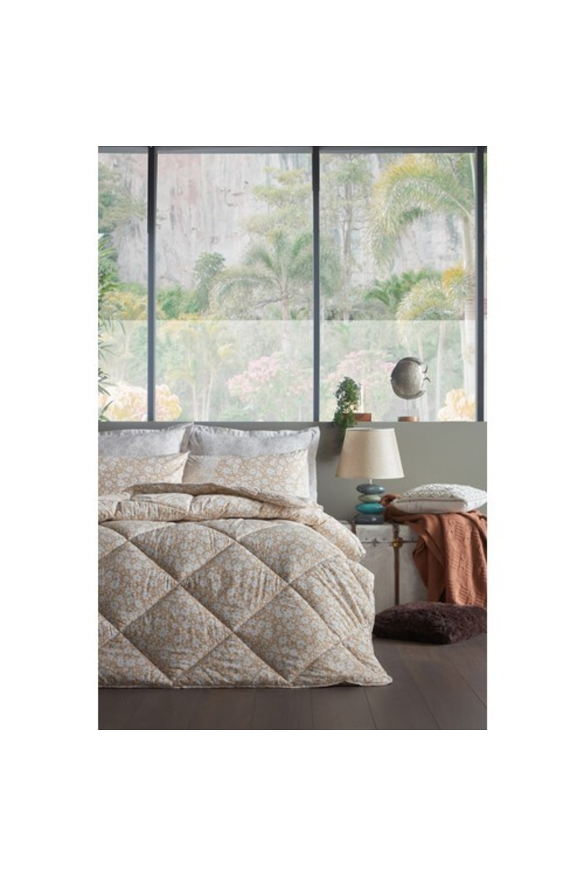 ست خواب تک نفره  رنگارنگ Doqu Home | 2Q9CMFPLCT0010075 اورجینال - تصویر 3