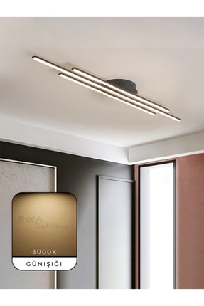 Rika Lighting Modern Led Avize - Lineer Led Armatür Lineer Üçlü -linear Günışığı