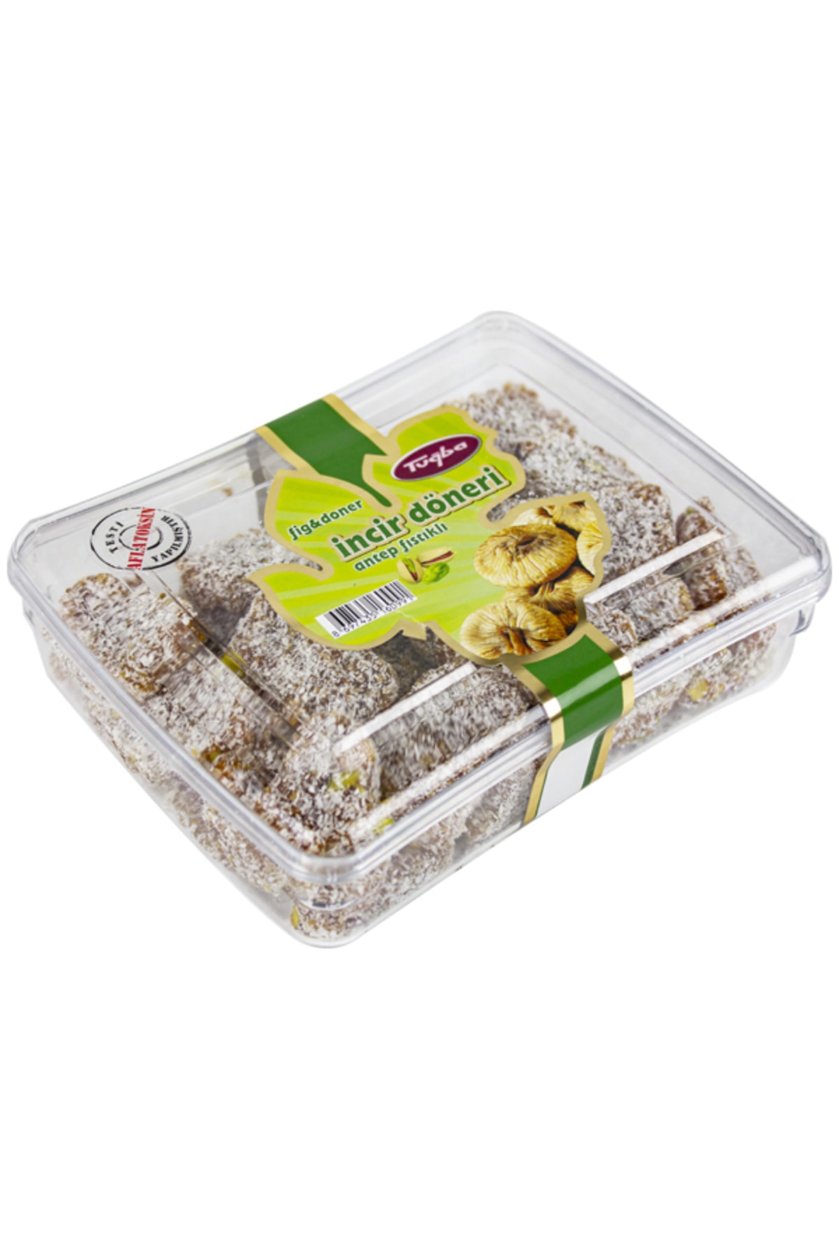 Tuğba Kuruyemiş Antep Fıstıklı Incir Döneri (KÜP KESİM) 400 gr