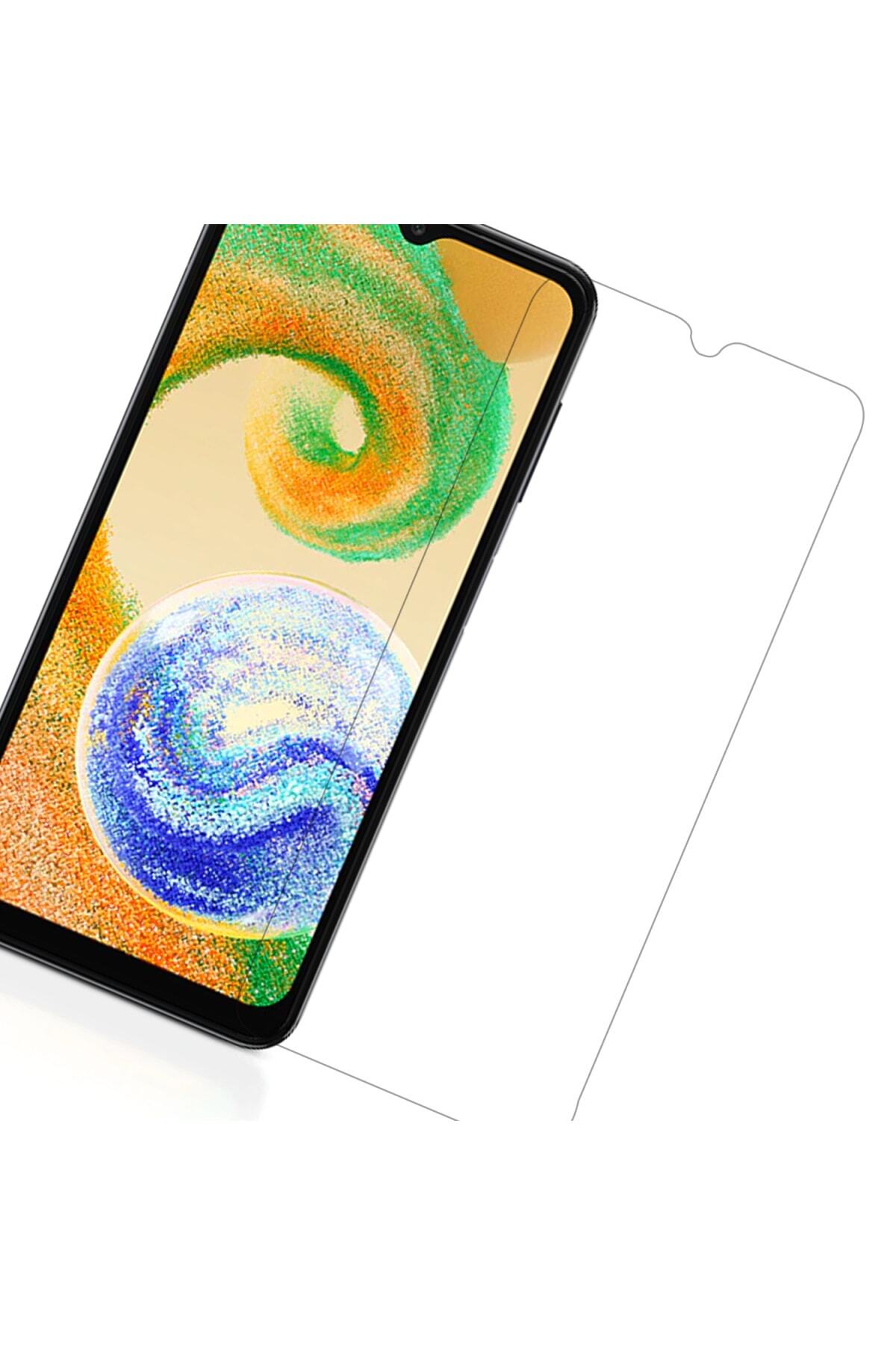 Samsung Galaxy A04s Kırılmaz Ekran Koruyucu Temperli Cam 2