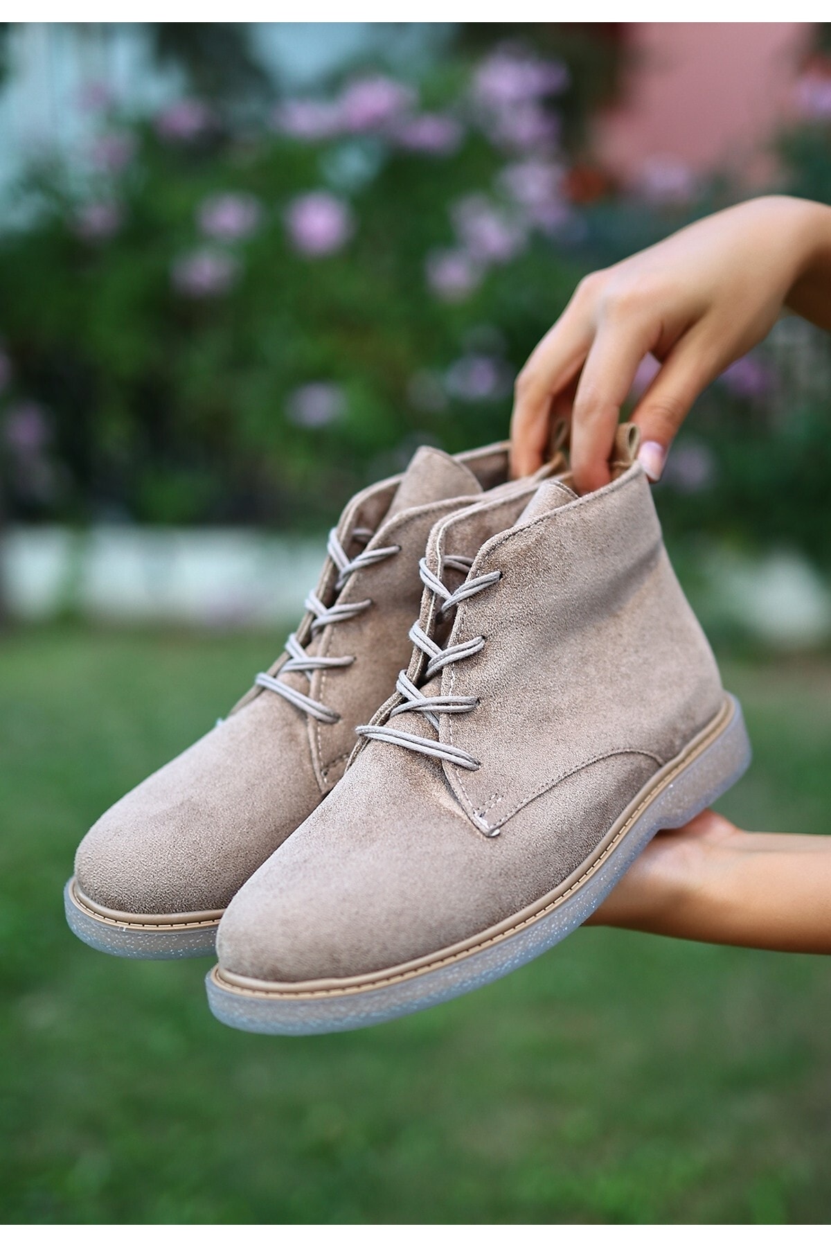 Kean Vizon Süet Bağcıklı Kadın Bot