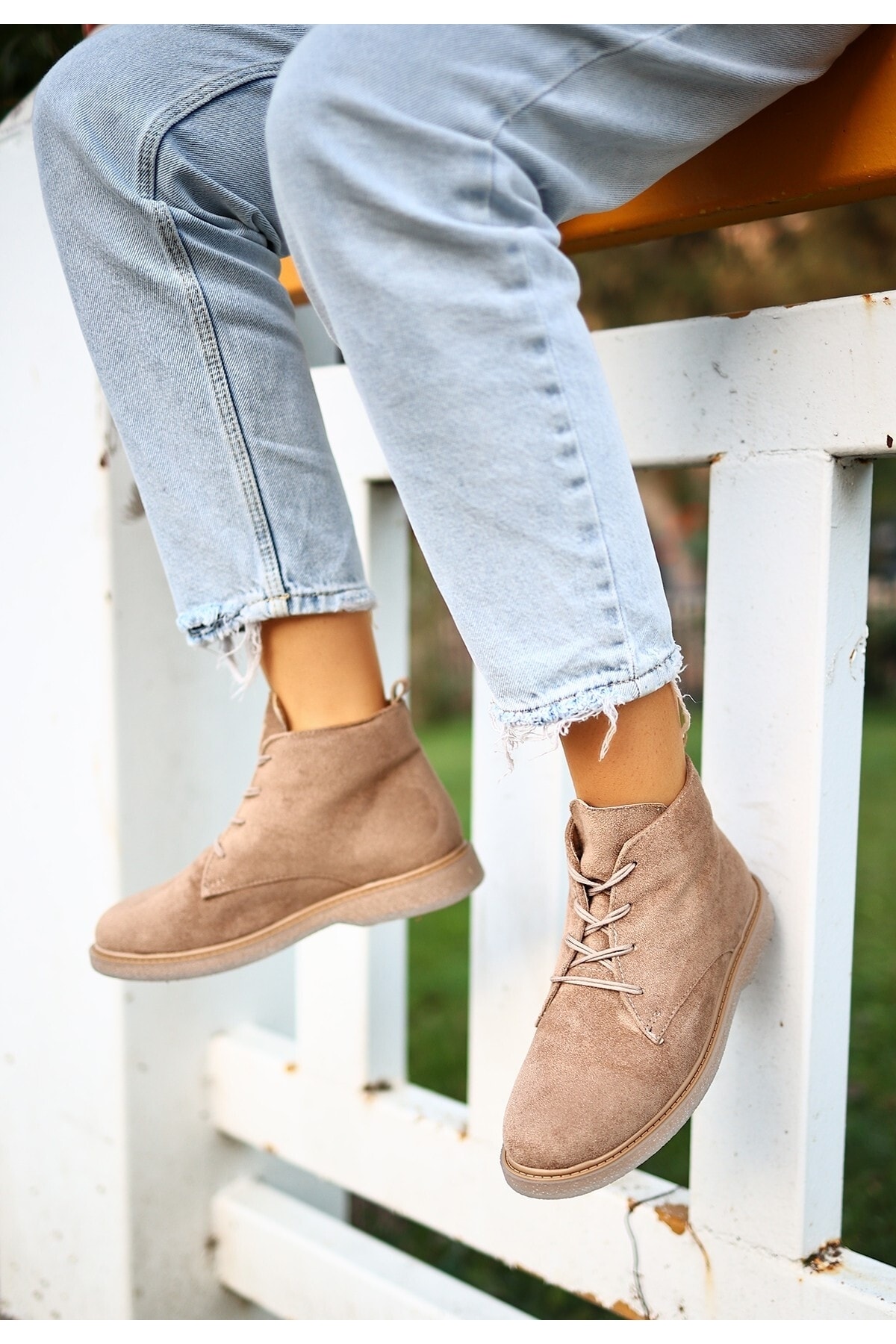 Kean Vizon Süet Bağcıklı Kadın Bot