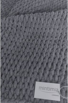 Bebek Battaniyesi Kışlık-kalın Koyu Gri 100*100 Ç1PB012