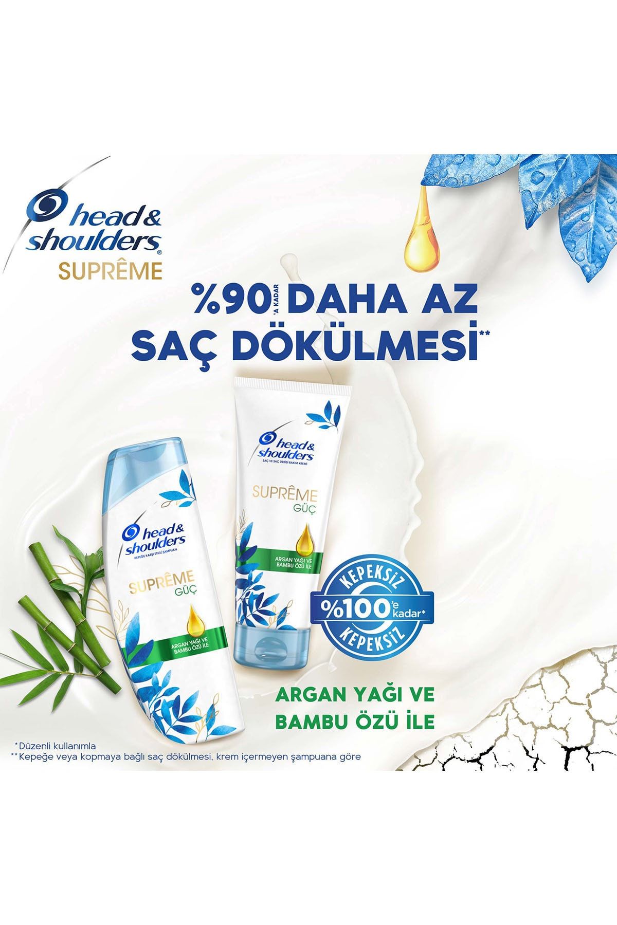 Head&Shoulders-Supreme Power Argan Oil and Bamboo Essence Conditioner 220 ml 7