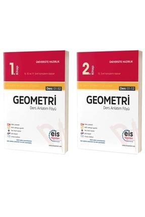 Eis Yks Ders Anlatım Föyleri Geometri 1 2 Kitap Set CZG323883