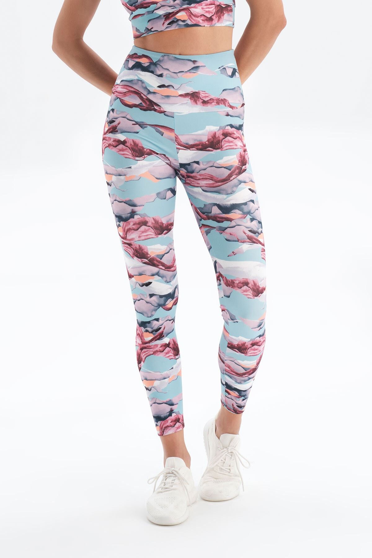 Dagi Leggings Blau Mittlerer Bund Fast ausverkauft