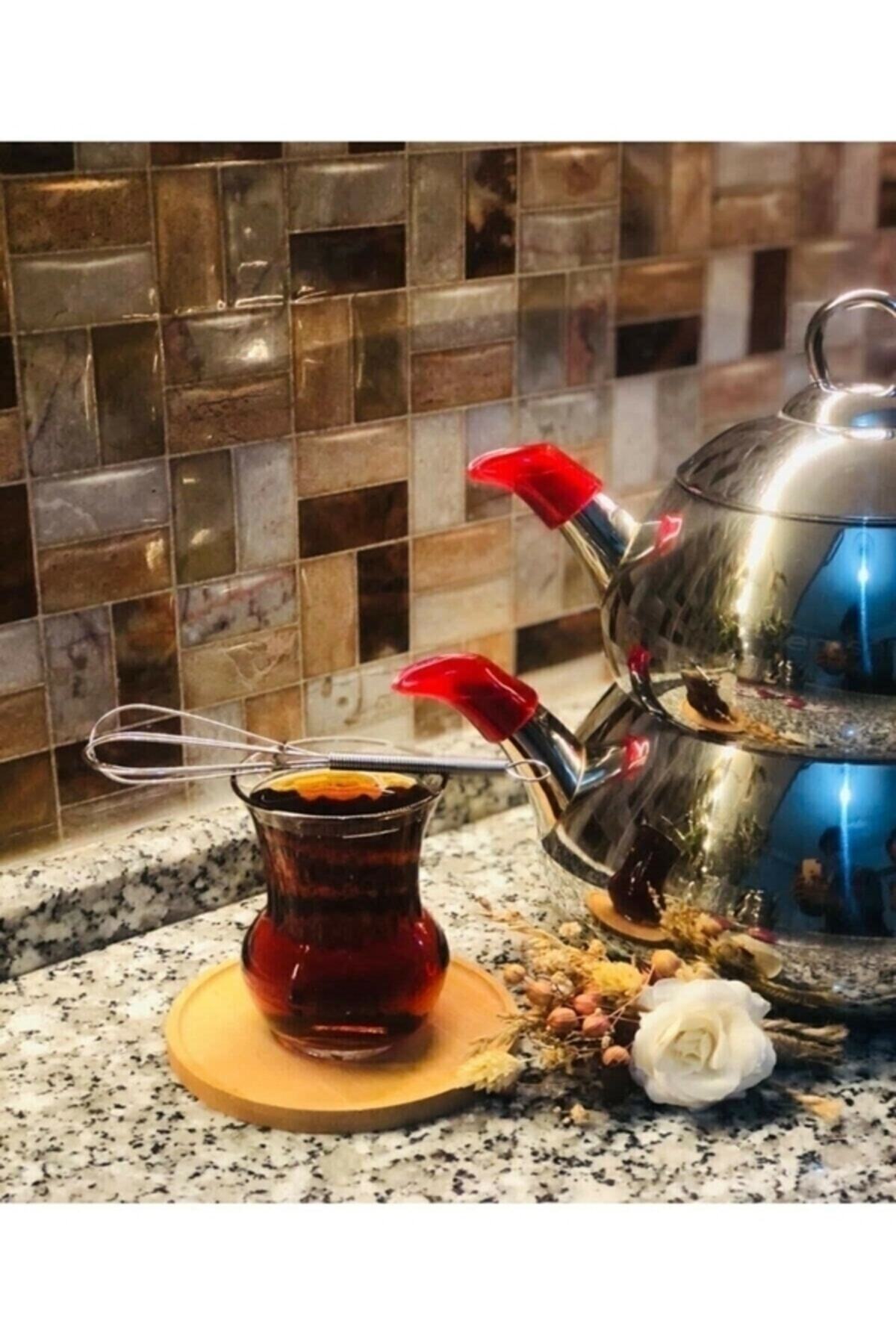 Süzgeç Seti Demlik Çaydanlık Süzgeci Paketi 2'li Set