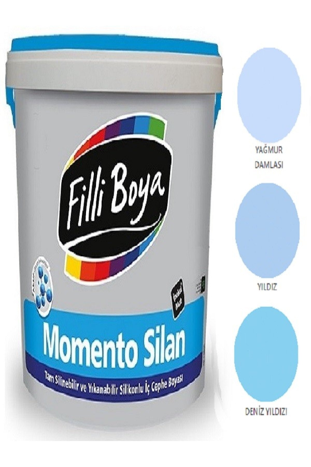Momento Silane Full Wipeable Washable Silicone Silk Matte Paint 2.5lt (raindrops)