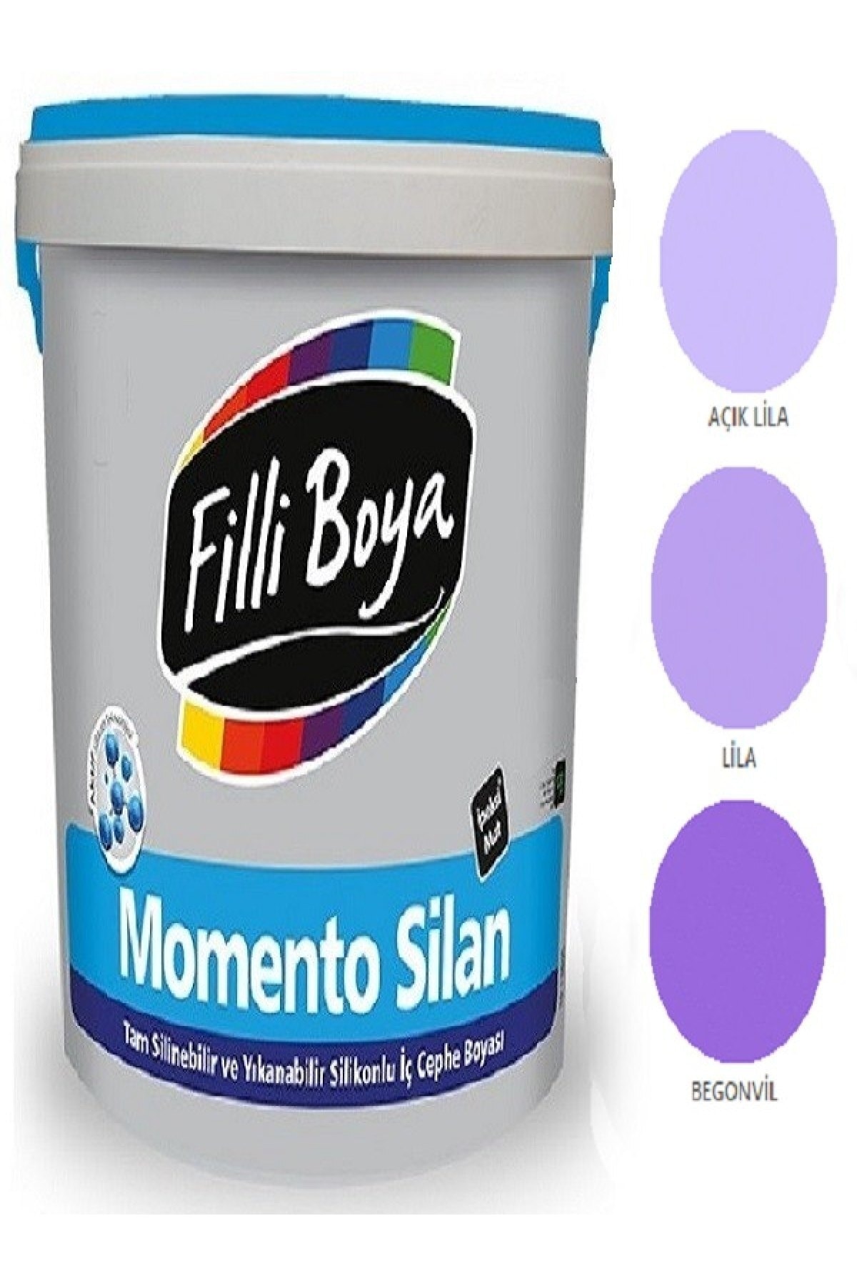 Momento Silane Full Wipeable Washable Silicone Silk Matte Paint 2.5lt (light Lilac)
