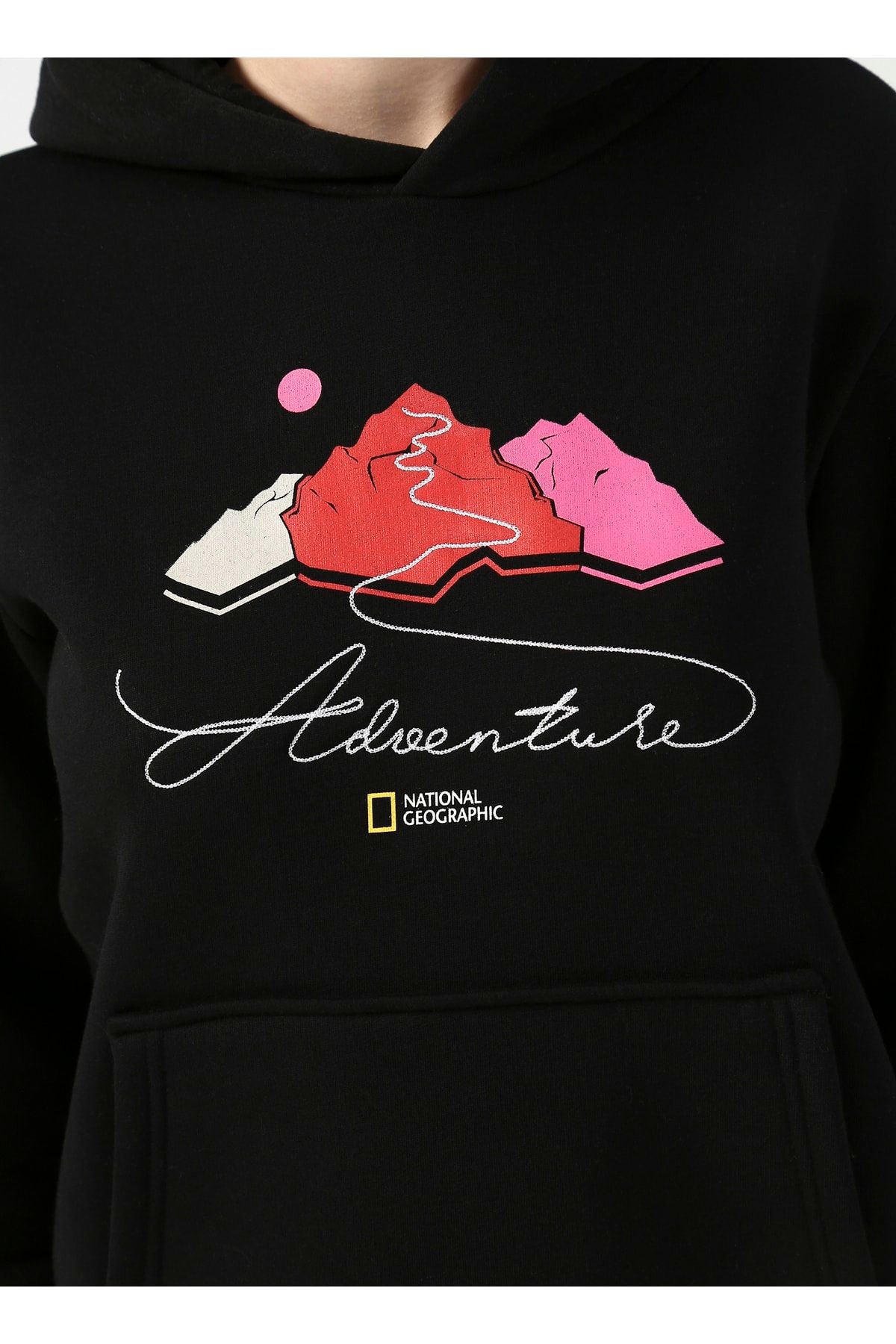 National geographic north outlet face hoodie