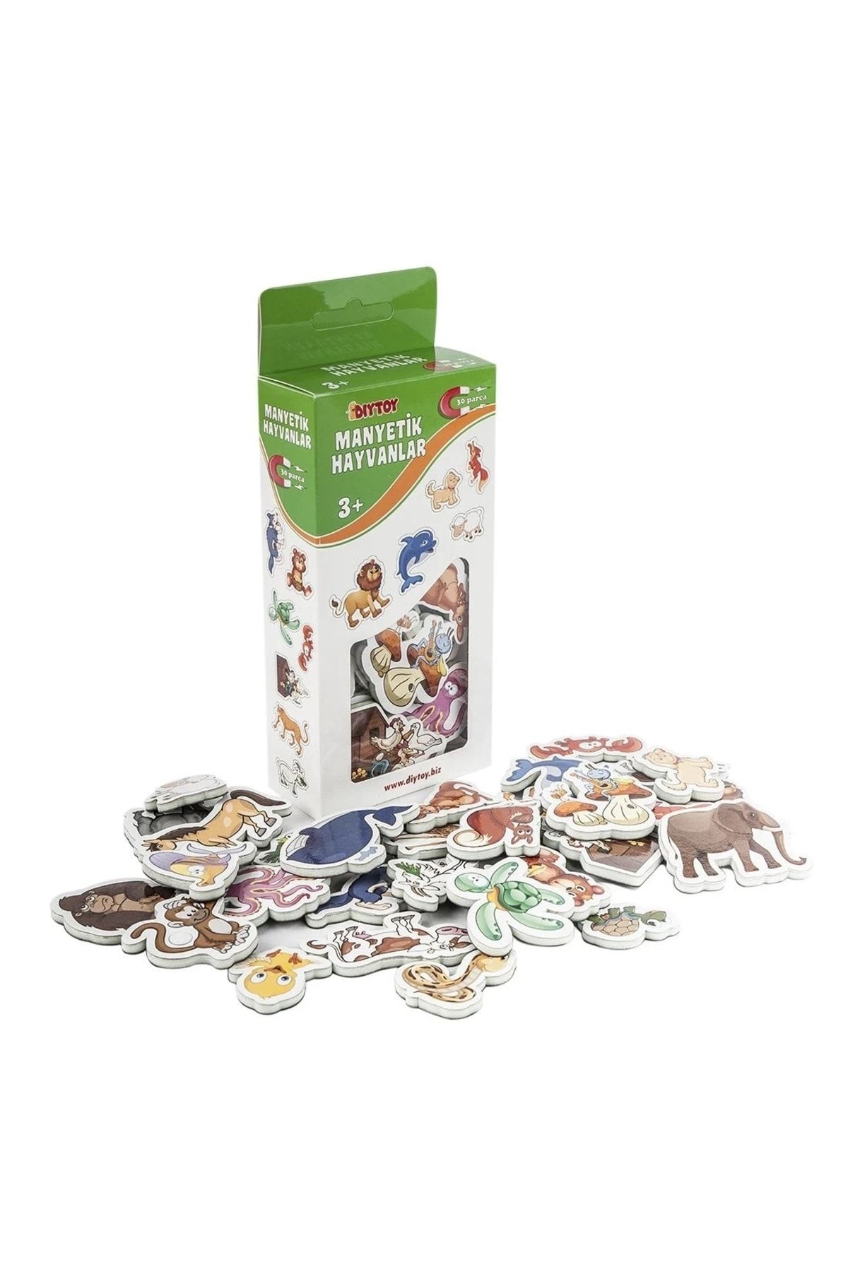Mıknatıslı Aktivite Kartları Manyetik Hayvanlar Eğitici Set 3+ Yaş