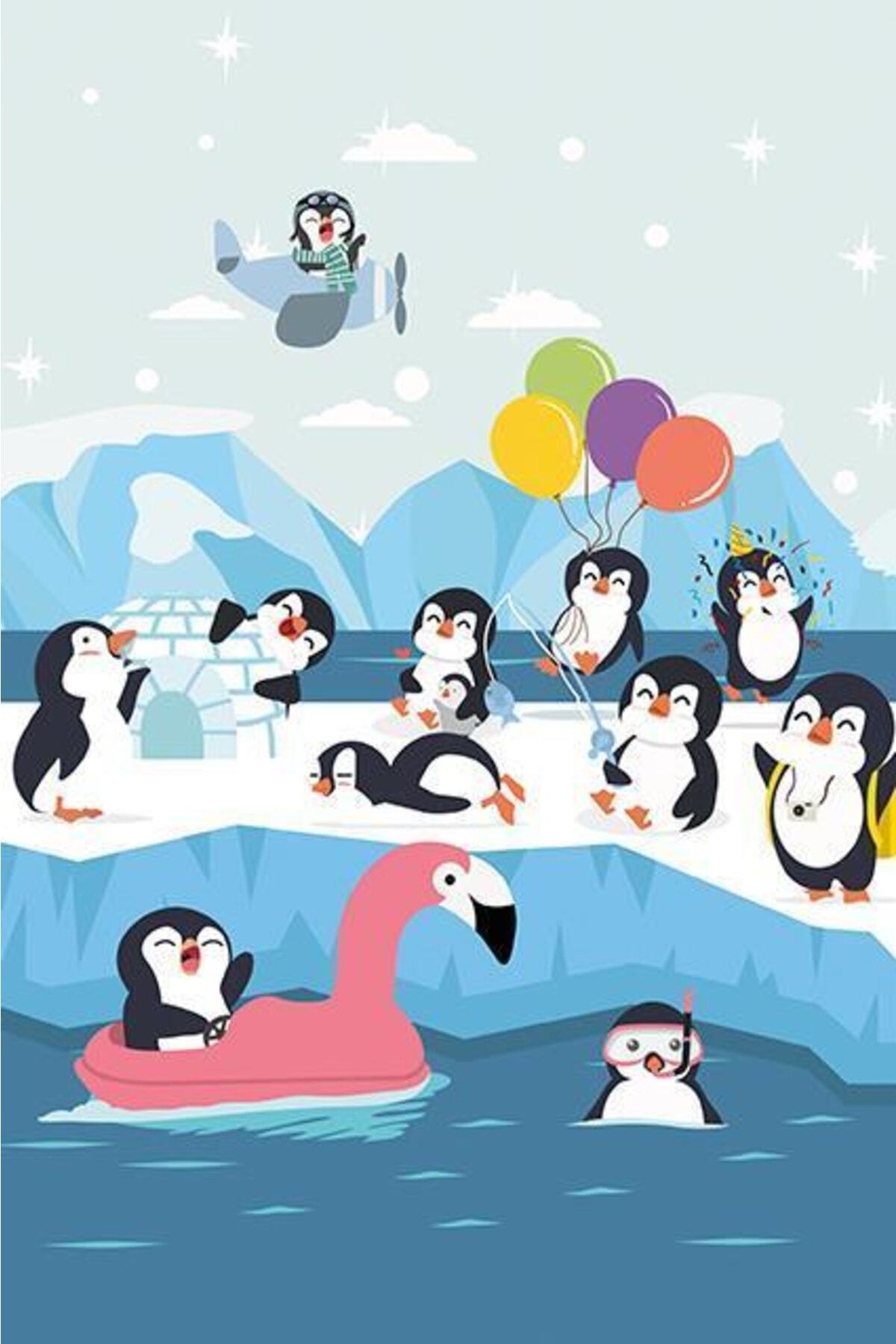 Art Puzzle-Cute Penguins 25 Piece Wooden Puzzle - 5875 2