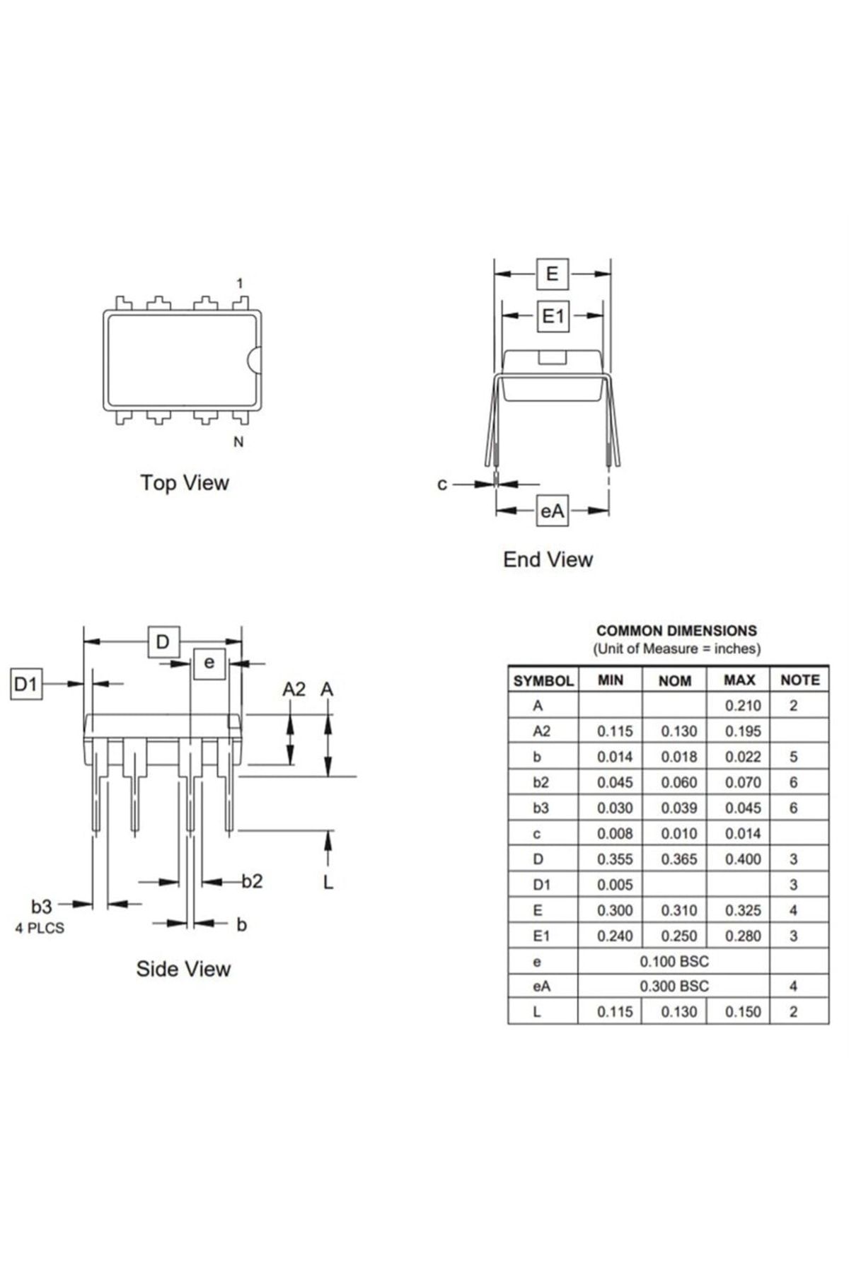 Arduino-Attiny13a 8-bit 20mhz Microcontroller Dip-8 3