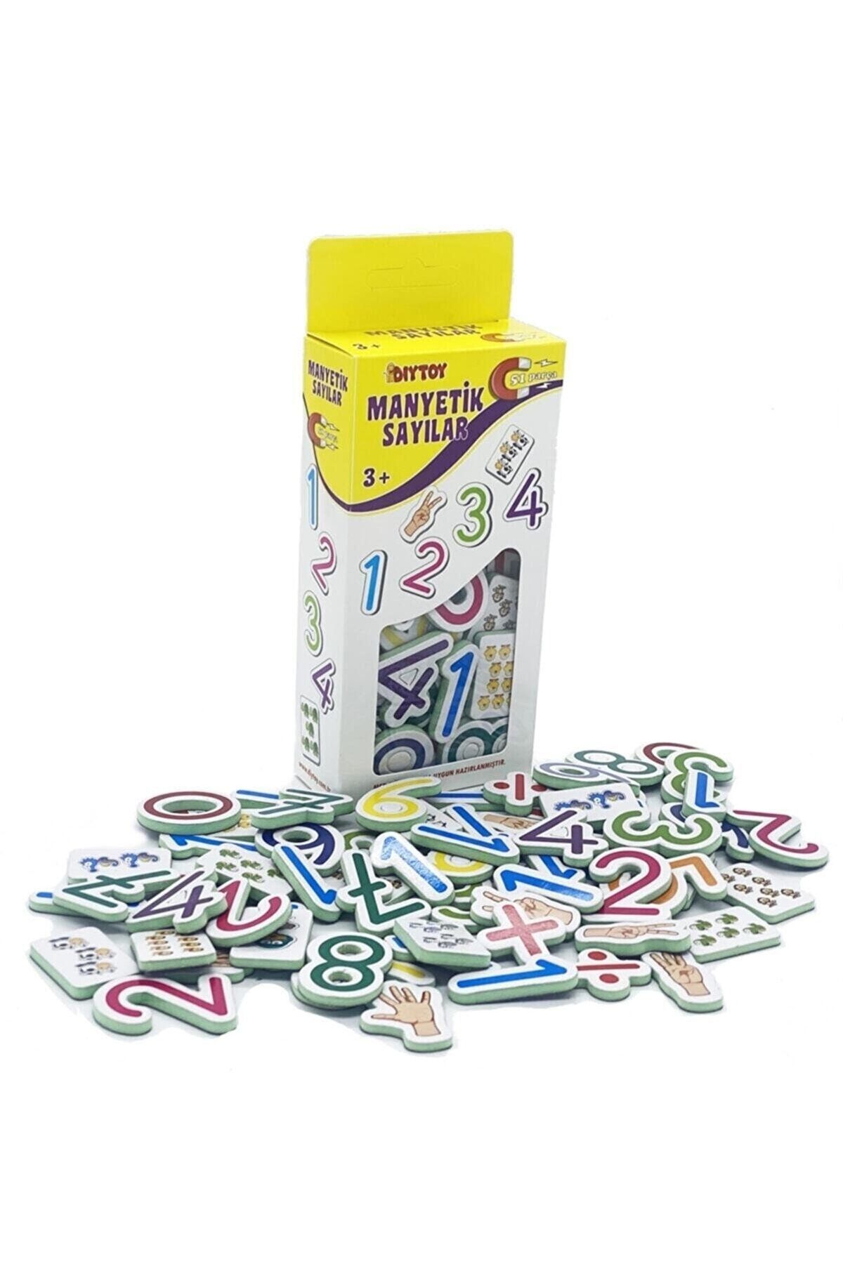 Mıknatıslı Aktivite Kartları Manyetik Sayılar Eğitici Set 3+ Yaş 51 Parça