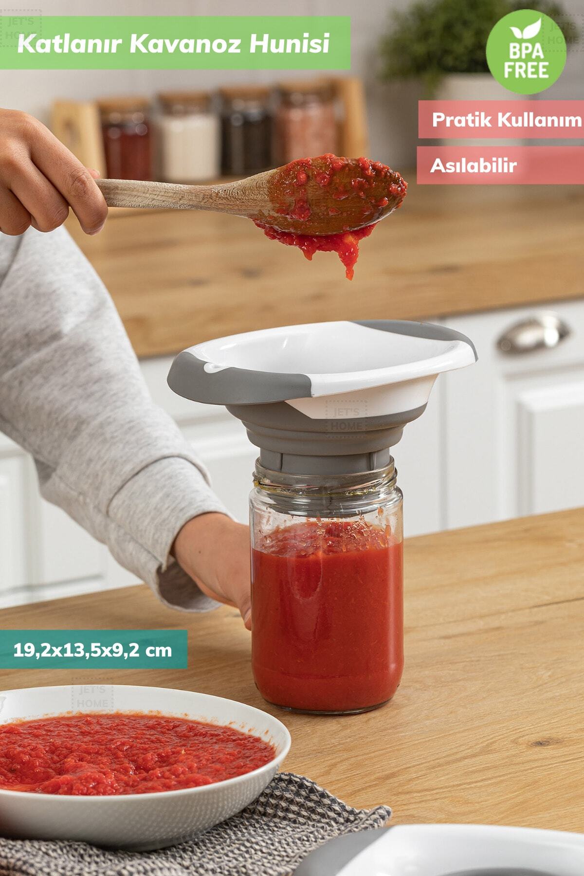 Jet's Home-Collapsible Jar Funnel Collapsible Jar Funnel Hangable 1