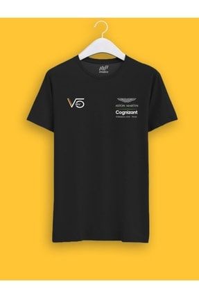 Sebastian Vettel Aston Martin Cognizant Formula One Team T-shirt 1209
