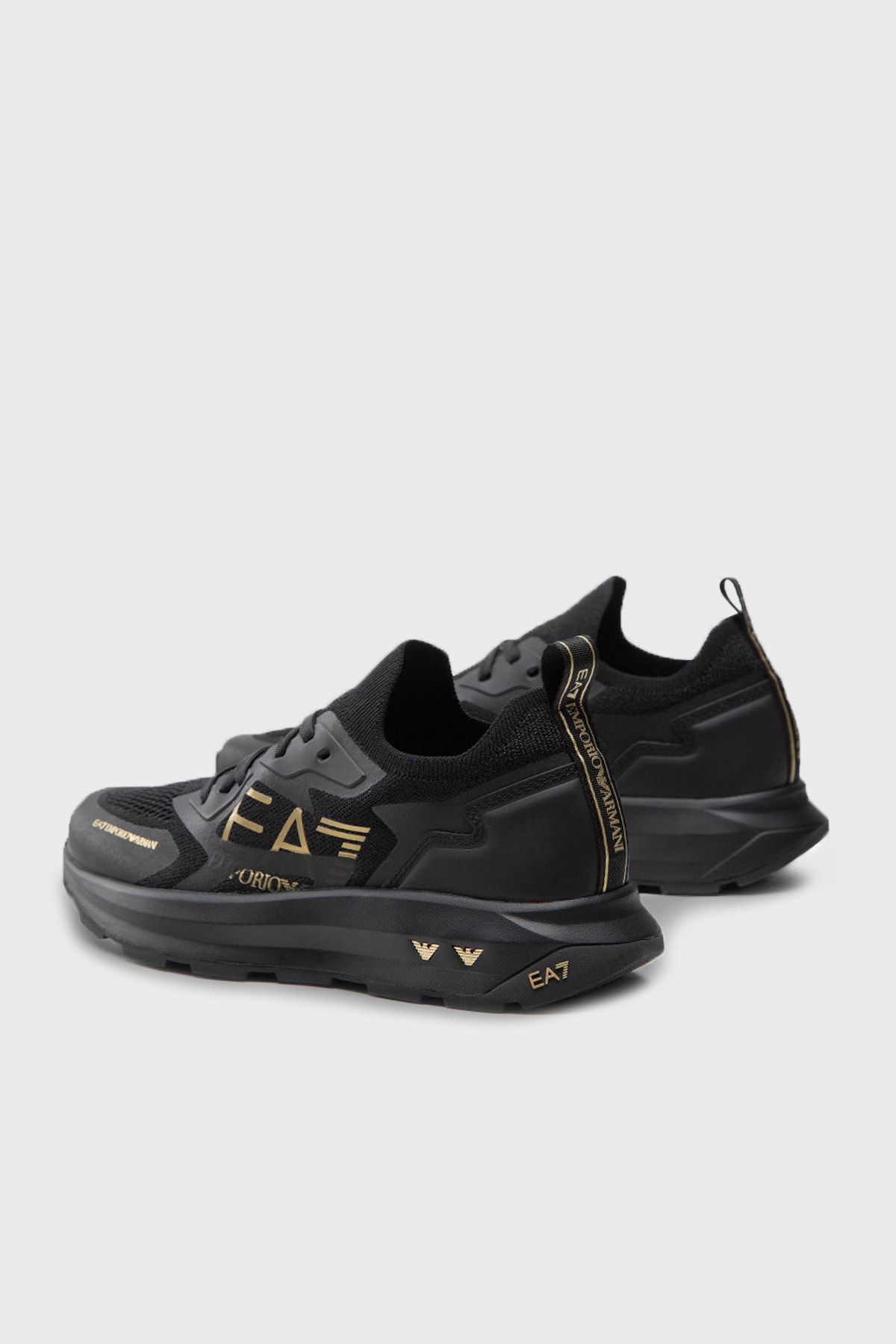 EA7 Sneakers Black Short heels 1 4 cm Trendyol