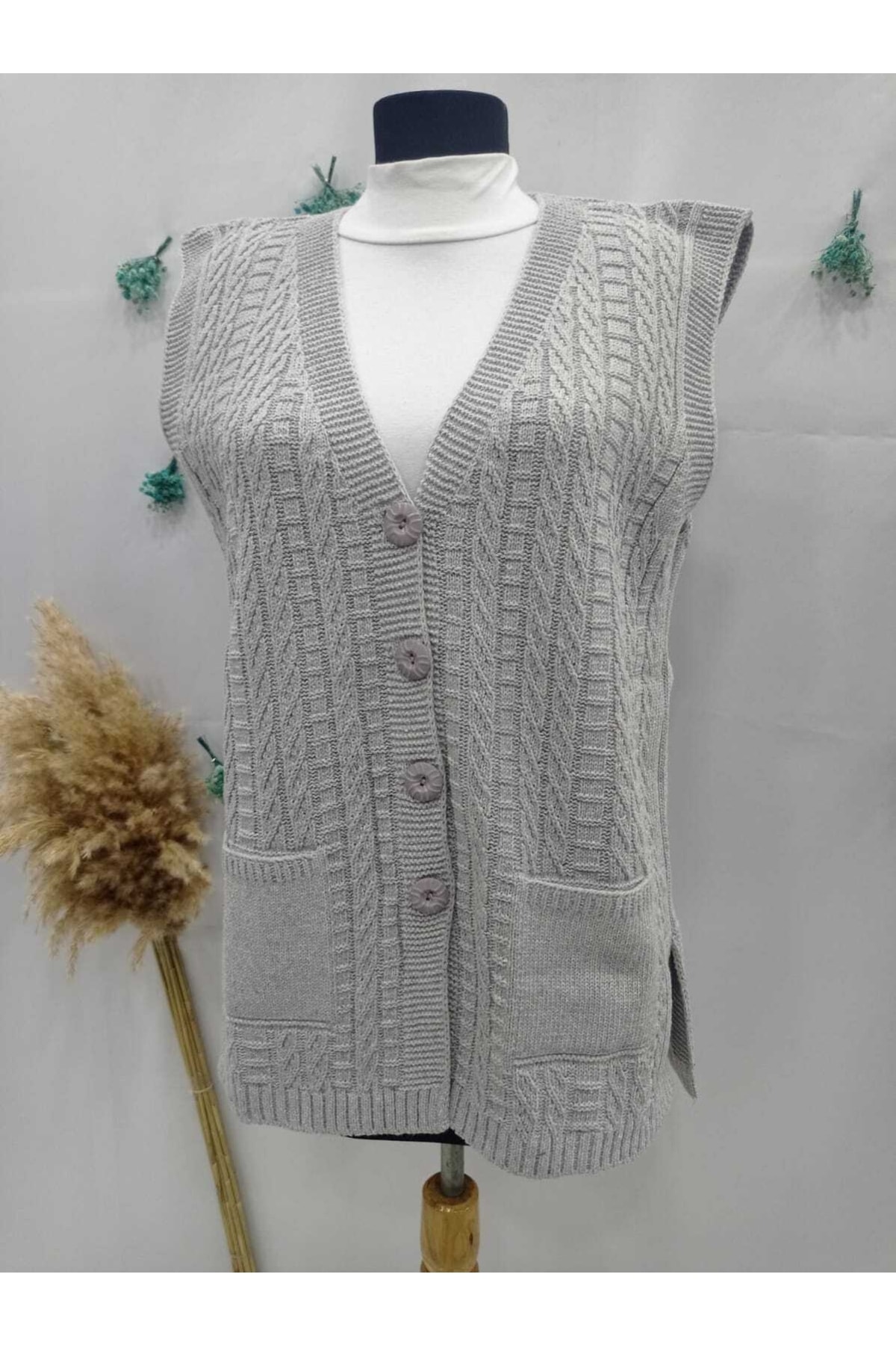 Sel Tekstil Anne Kısa Yelek