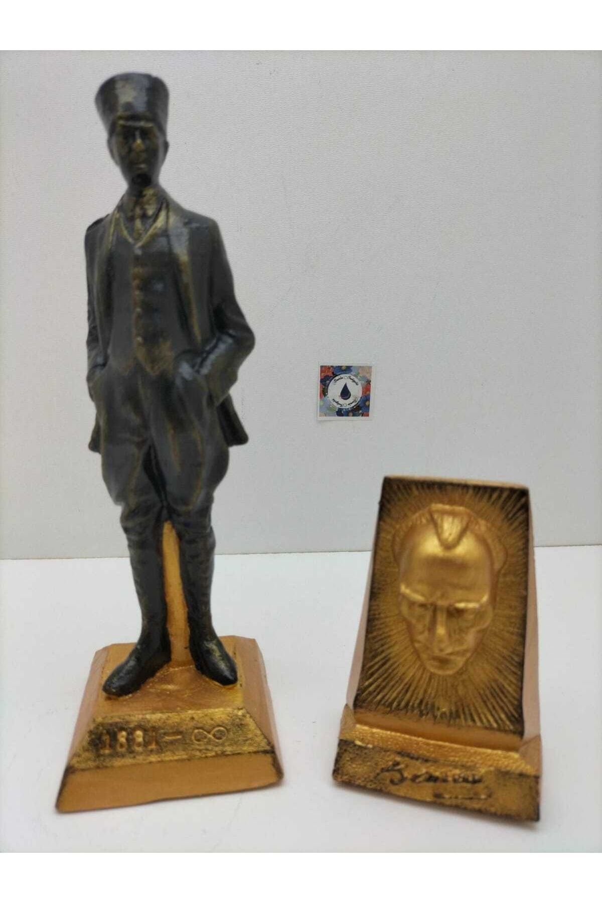 Mustafa Kemal Atatürk Heykeli + Atatürk Büst Hediyeli