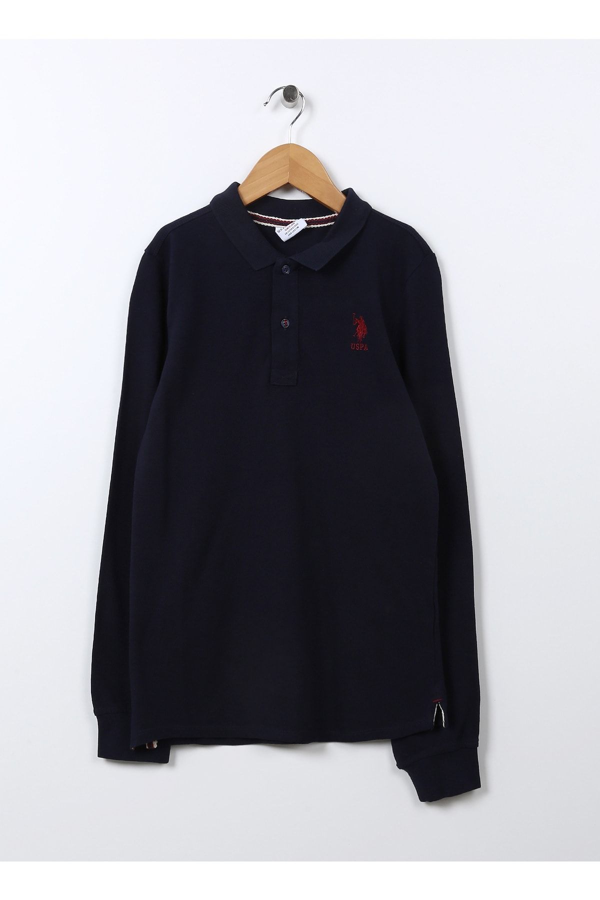 سویشرت ساده پسرانه سرمه ای Tp01kıdssk022 U.S. Polo Assn.