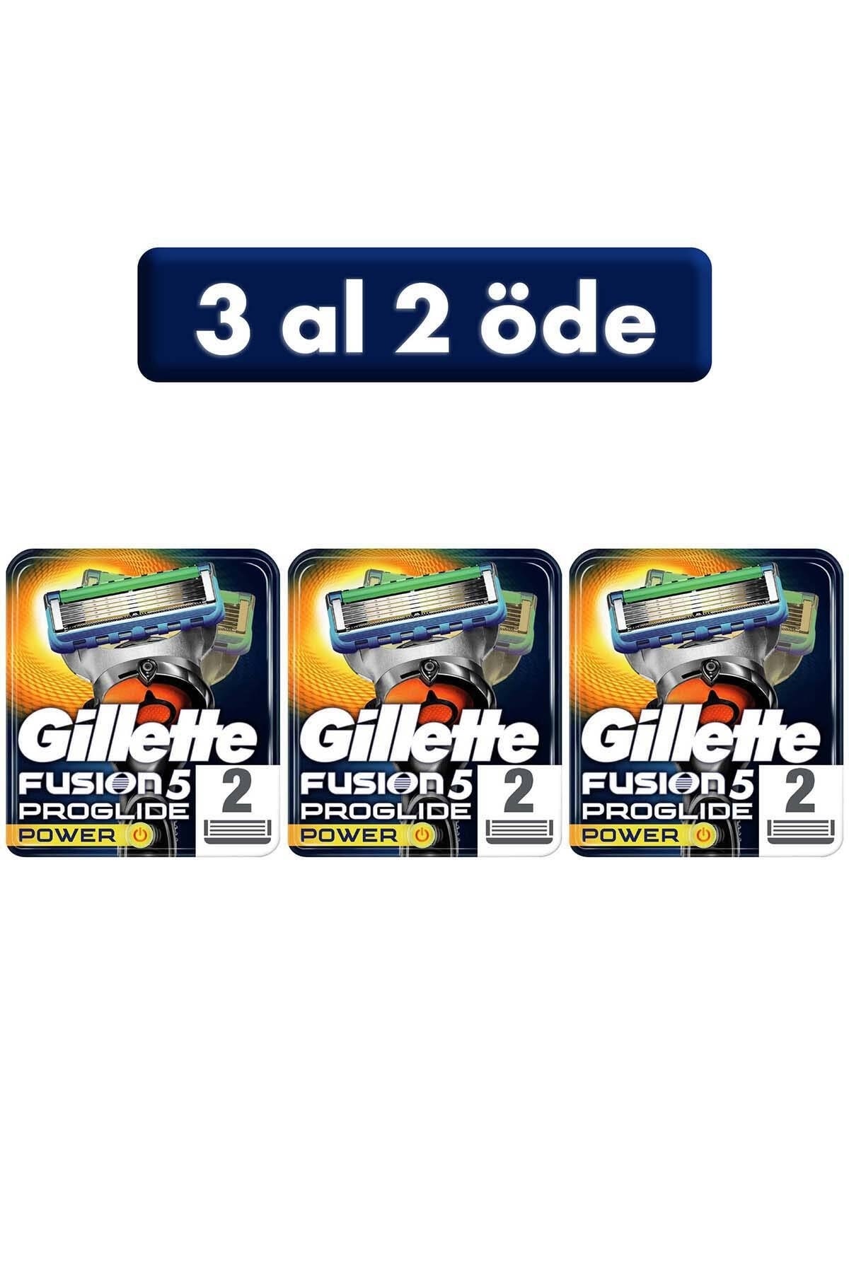 Gillette Fusion Proglide Power Yedek Tıraş Bıçağı 2'li (3 AL 2 ÖDE)