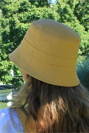 City Mustard Bucket Hat Sarı Balıkçı Şapka 1SFBC001
