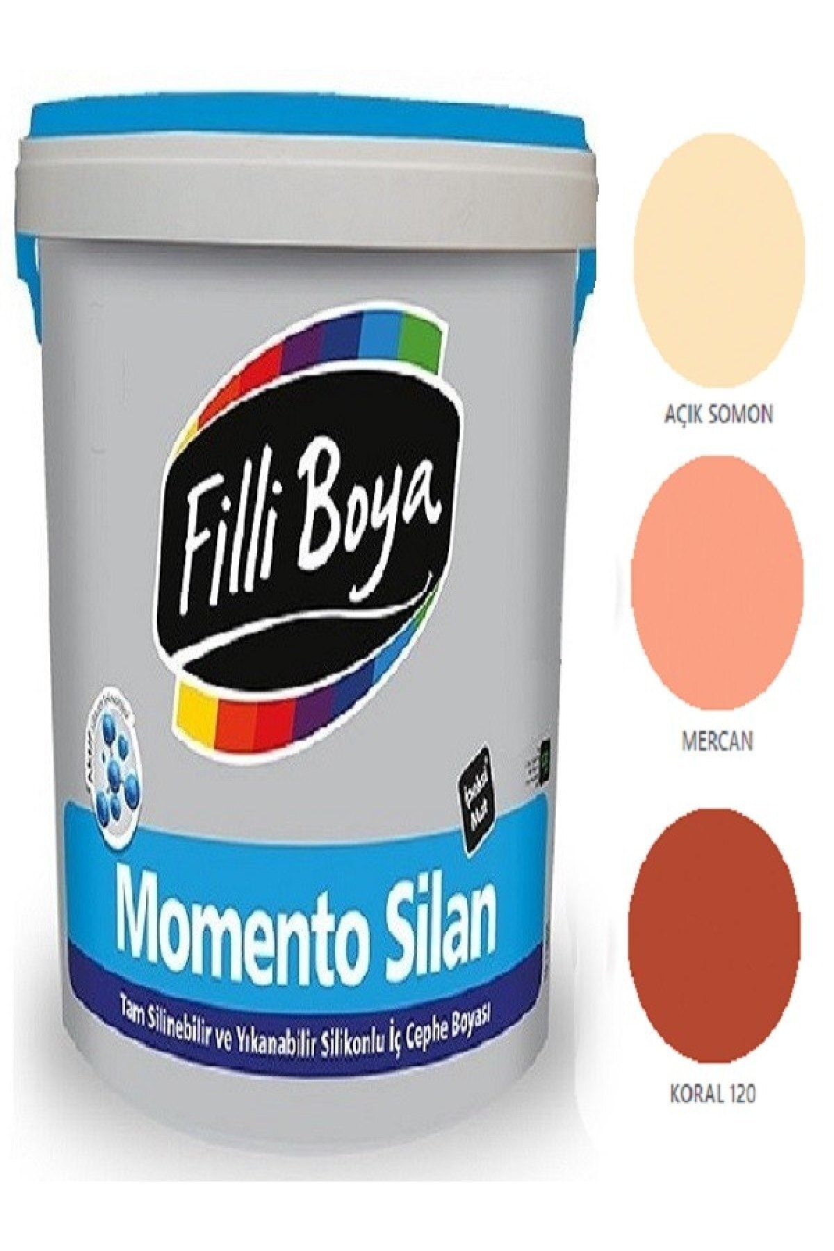 Momento Silane Full Wipeable Washable Silicone Silicone Matte Paint 2.5L (coral)