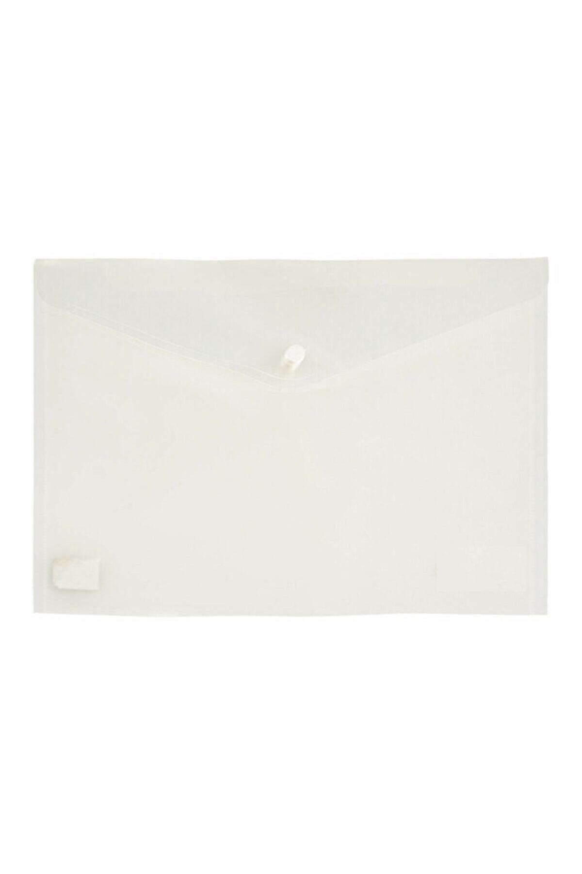Bafix-Snap Envelope File A4 Transparent Bfx-U1120P-Şe - Pack of 12 1