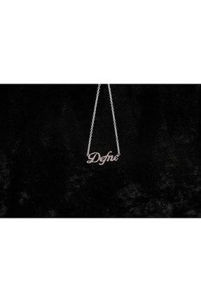 DEFCHE 925 Ayar Gümüş Kolye Isimli Kolye El Yazısı Kolye Zincir