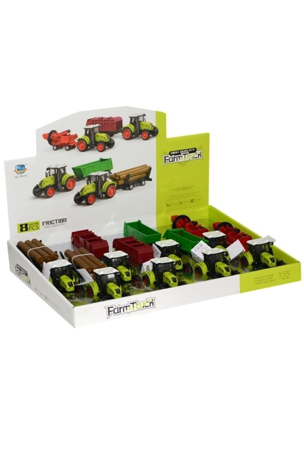 Can Toys Can Kutu Içinde Romorklu Traktor 706-25