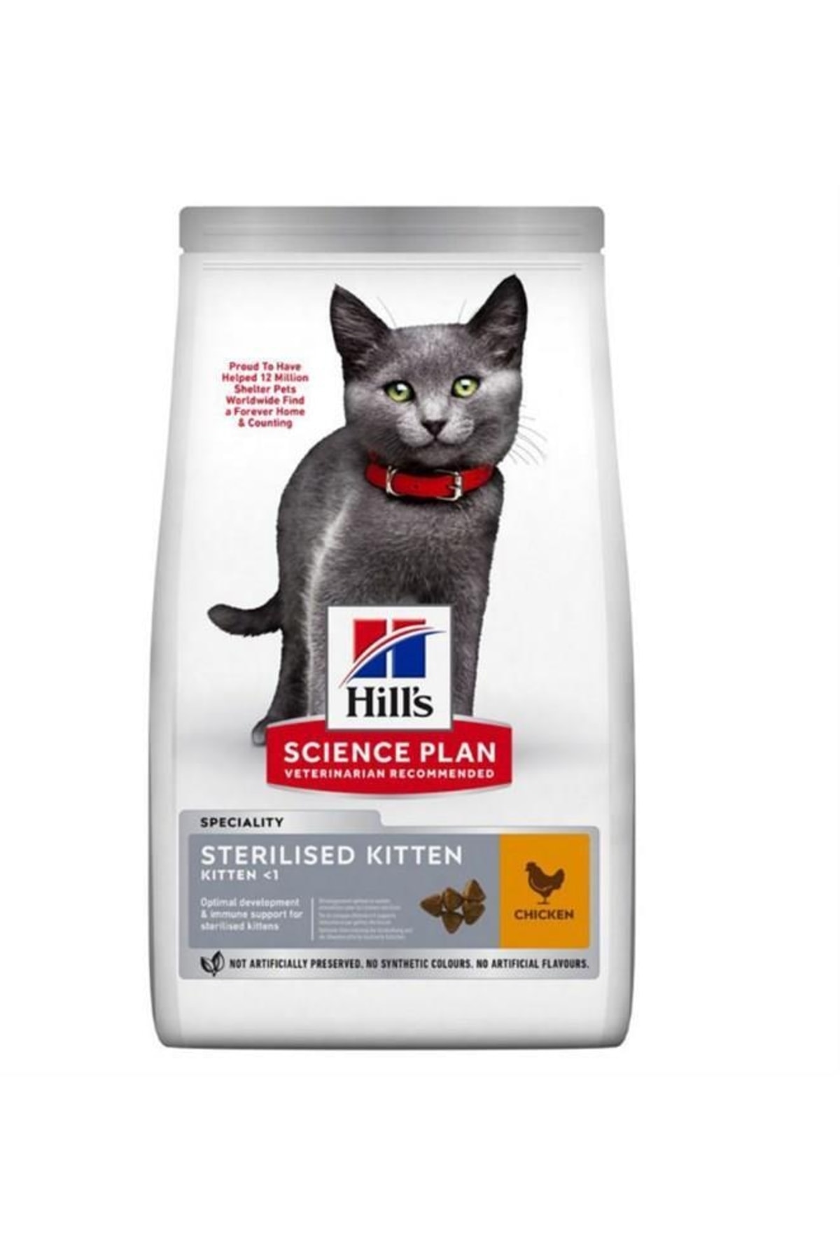 Hill's Sterilised Kitten Tavuklu Kısırlaştırılmış Yavru Kedi Maması 1,5kg
