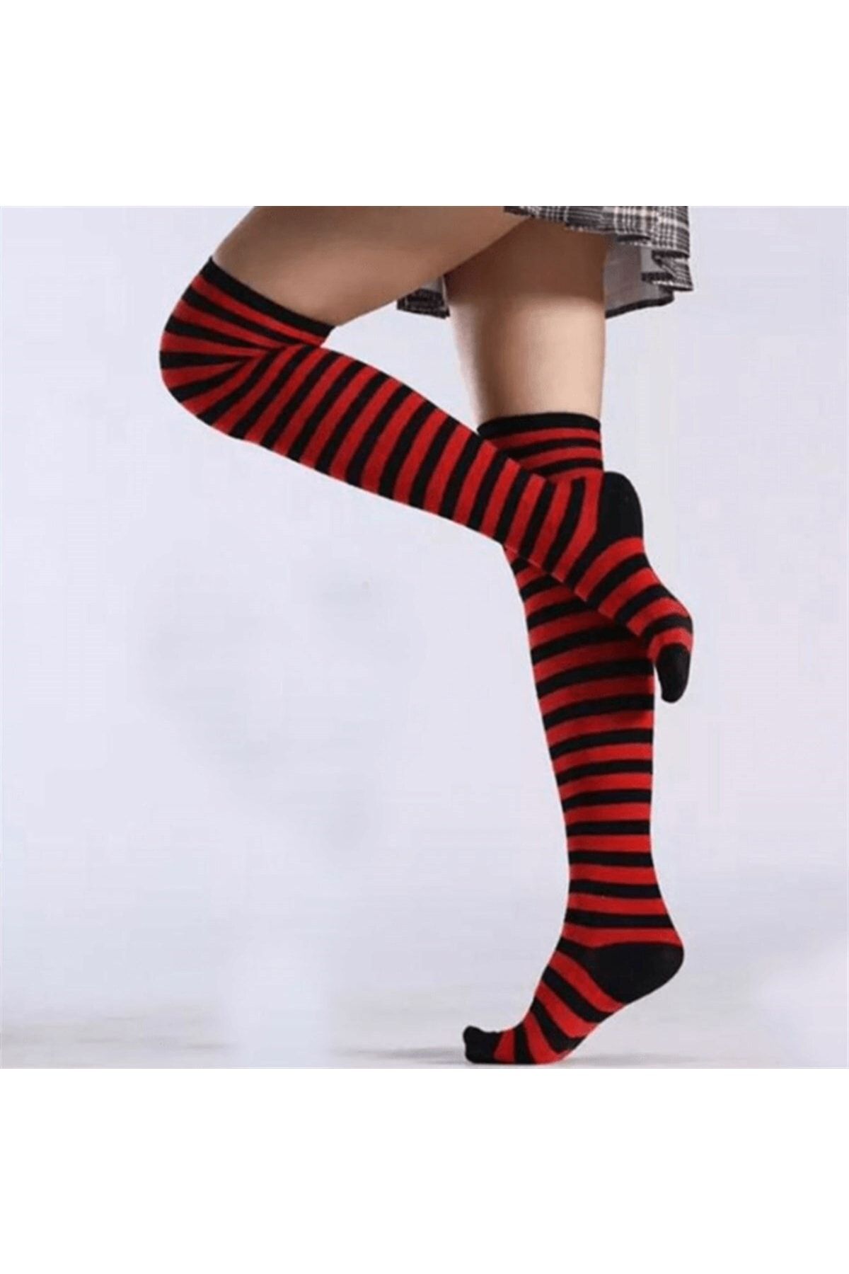 100 cotton thigh high store socks