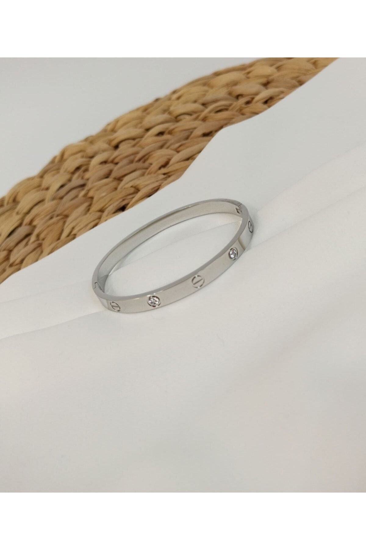 Cartier shop bangle silver