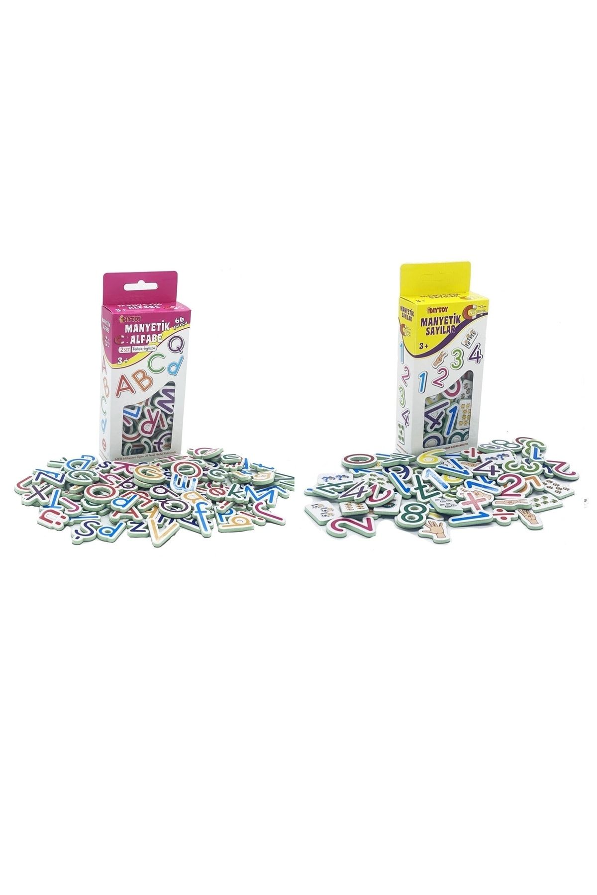 Mıknatıslı Aktivite Kartları Manyetik Sayı + Alfabe Set 3+ Yaş 2li Set