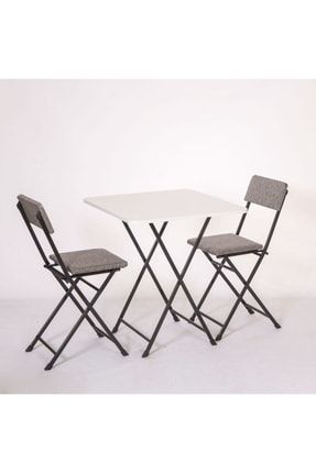 Beyaz Mutfak Masa Sandalye Takımı Bistro Salon Takımı omrty13