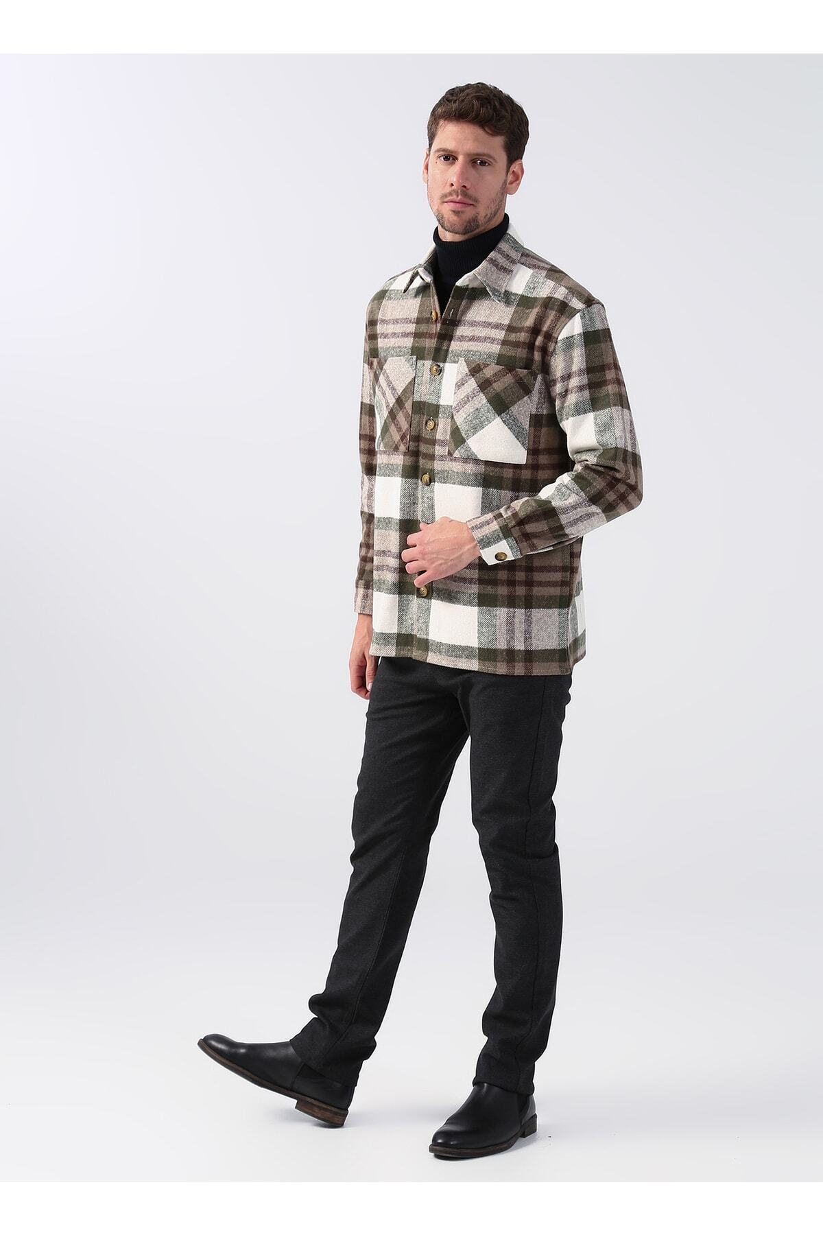 ژاکت مردانه اکرو Fabrika | 5002918979 اورجینال - تصویر 2