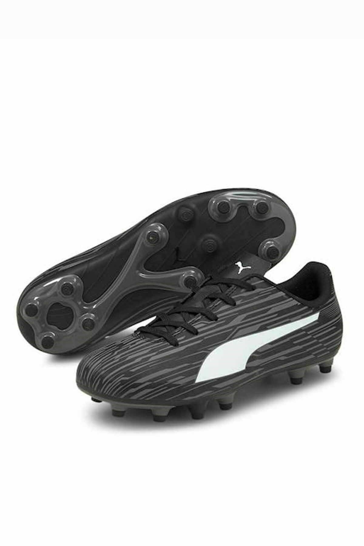 Puma Rapido Fg Ag Jr Cocuk Krampon Ayakkab 106576 02 Siyah Cocuk Ayakkab