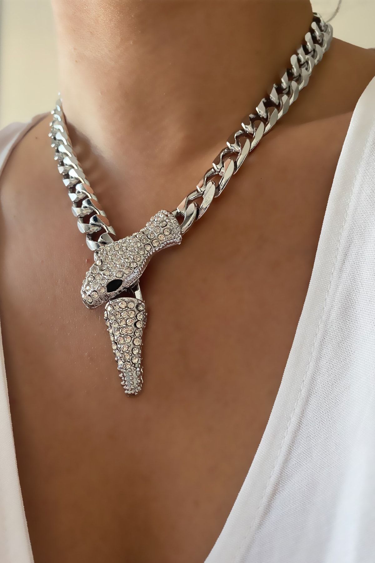 Designer snake necklace shop