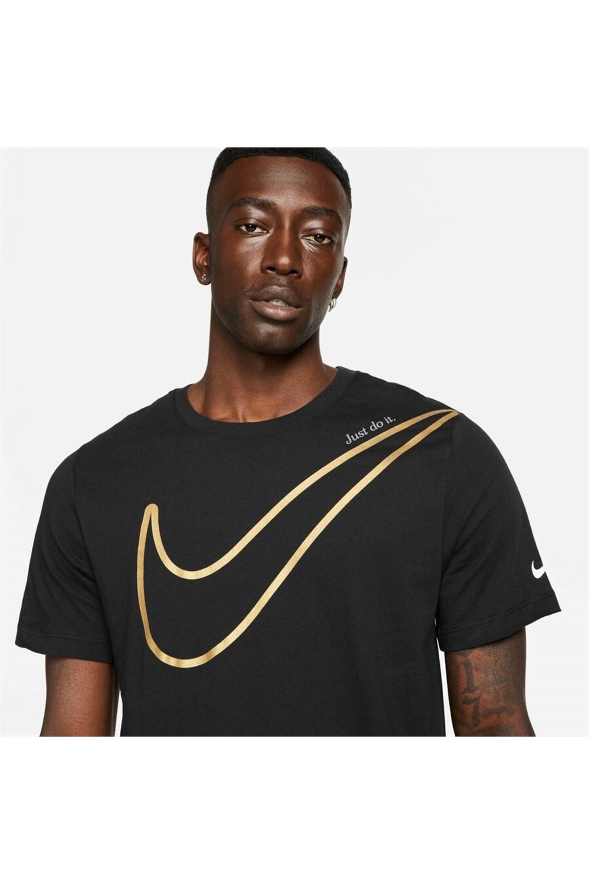 تی شرت ورزشی نایکی مردانه پنبه ای مشکی  راسته Regular/رگولار    بیسیک کژوال/روزمره | Nike DR9275-010 VN - تصویر 3