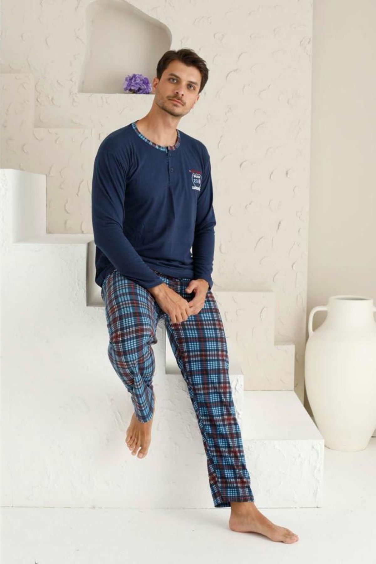 GKNMOOD Erkek Pijama Takmı