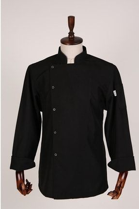 Eko Model Siyah Renk Erkek Aşçı Ceketi EZESA