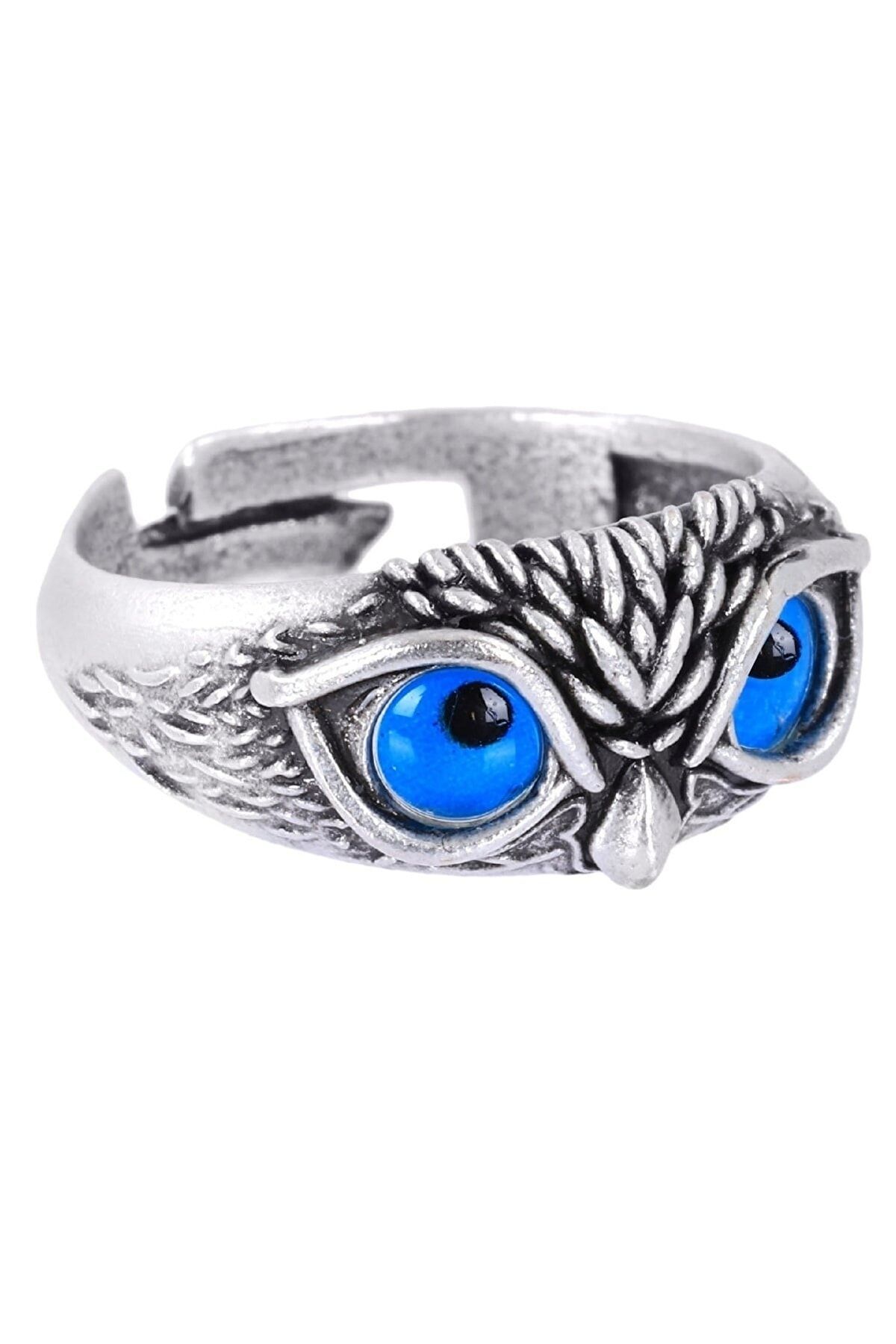Silver owl store ring