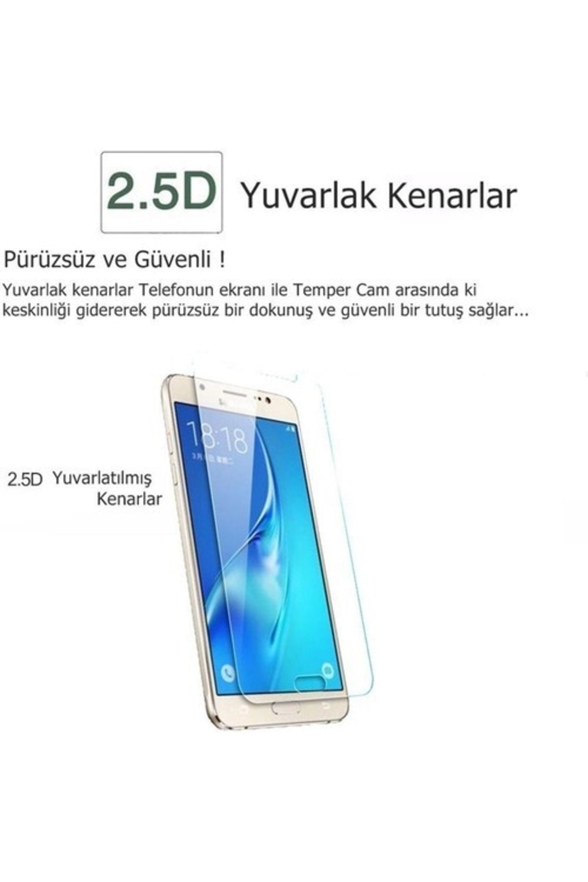 Samsung Galaxy A51 Uyumlu Şeffaf 9h Tamperli Cam Ekran Koruyucu 4